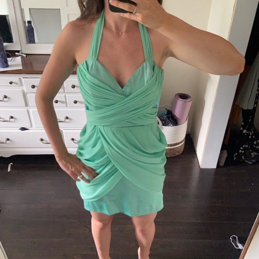 Tiffany Blue Prom Dress - Picture 2 of 5